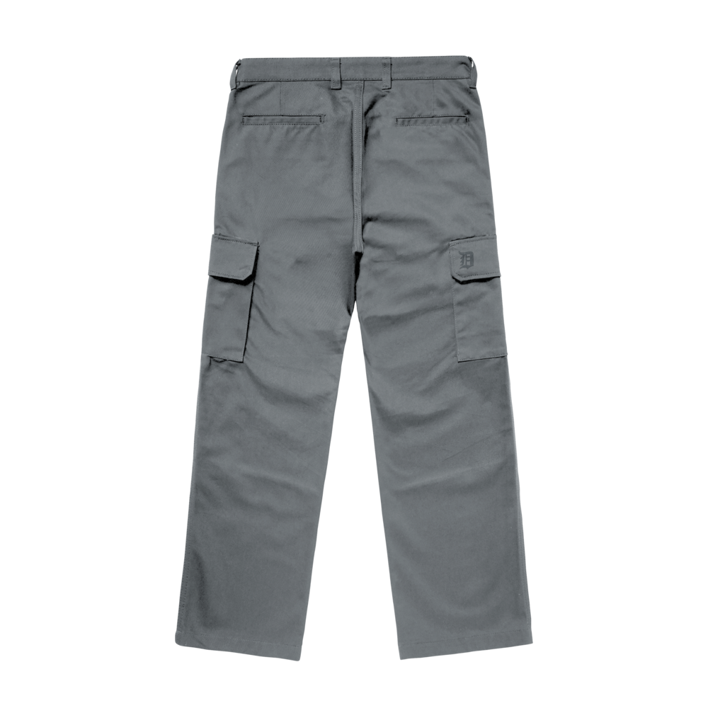 CARGO PANTS BACK GREY SIGNATURE D ON POCKETS