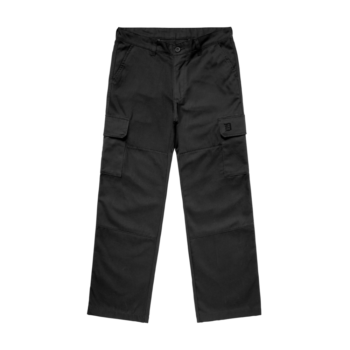 DIGNITY Cargo Pants Black SIGNATURE D On Pocket Celana Panjang